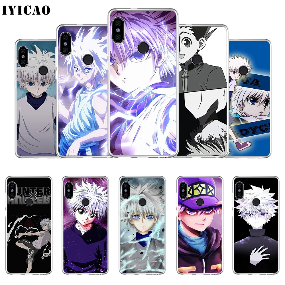 Чехол для телефона IYICAO Killua Zoldyck hunter x мягкий силиконовый чехол Xiaomi Mi 9 8 SE 6 A1 A2 Lite F1