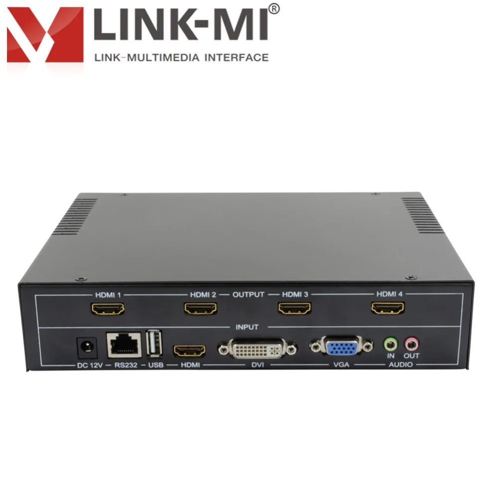 Lm-ТВ 04 м 2x2 контроллера видеостены VGA/HDMI/USB/DVI RS-232 для ЖК-дисплей ТВ, очень узкий ЖК-дисплей проекционный экран HD экран сплайсинга