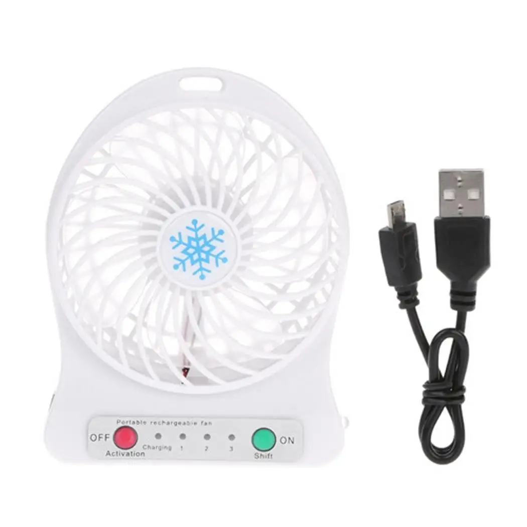 

Portable LED Light Mini Fan Handheld Rechargeable Mini Desk LED Light USB Fan Air Cooler