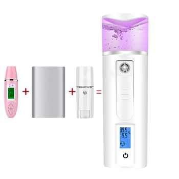 

Nano Ionic Facial Steamer Mist Personal Sauna SPA 3 in 1 Mist Face Atomizer Humidifier Moisturizing Skin Care Pores Clean