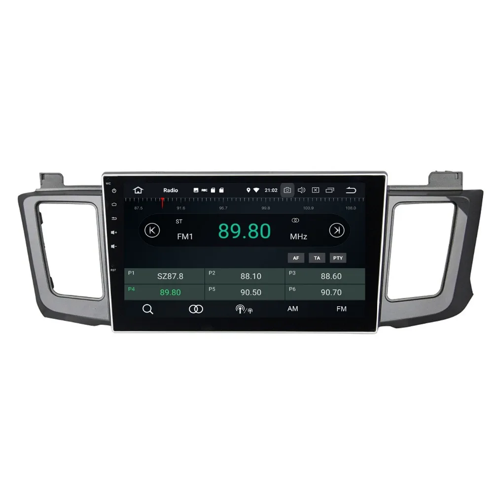 Top 4GB+32GB Octa Core Android 8.0 Car Radio DVD Multimedia Head Unit for Toyota RAV4 2012-2015 Car Stereo GPS WIFI Bluetooth USB 5