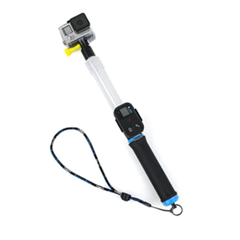 

Palo Selfie Stick Selfi Monopod Extendable Pau De Self W/ Bluetooth Remote Control Slot Clip For GoPro Hero 5 4 3 Perche Selfies