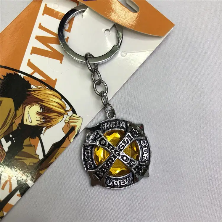 Модное ювелирное ожерелье kateyo Hitman Reborn Sawada Tsunayoshi аниме косплей брелок Vongola для мужчин wo мужчин детский подарок