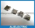 1000 Pcs Mini 5 Pin USB Jack Female Connector SMT Sink Sinking Plates 