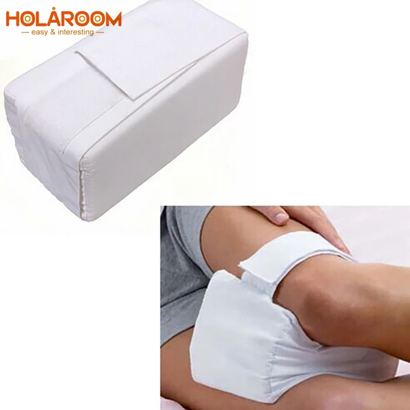 

Foam Knee Leg Pillow with Adjustable Removable Strap Ear Plug For Sleeping Knee Ease Pillows Cushion Comfort Bed Sleeping Relief
