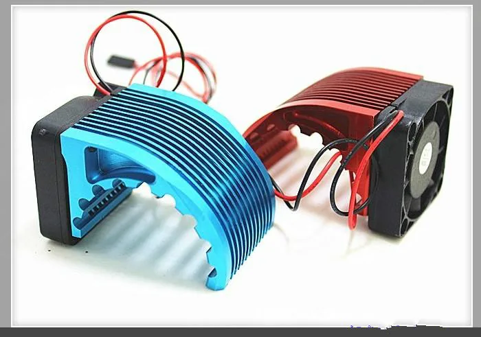 RC Alum. Радиатор двигателя из сплава CNC 4010 40*40 мм вентилятор для бесщеточного 42 Hobbywing