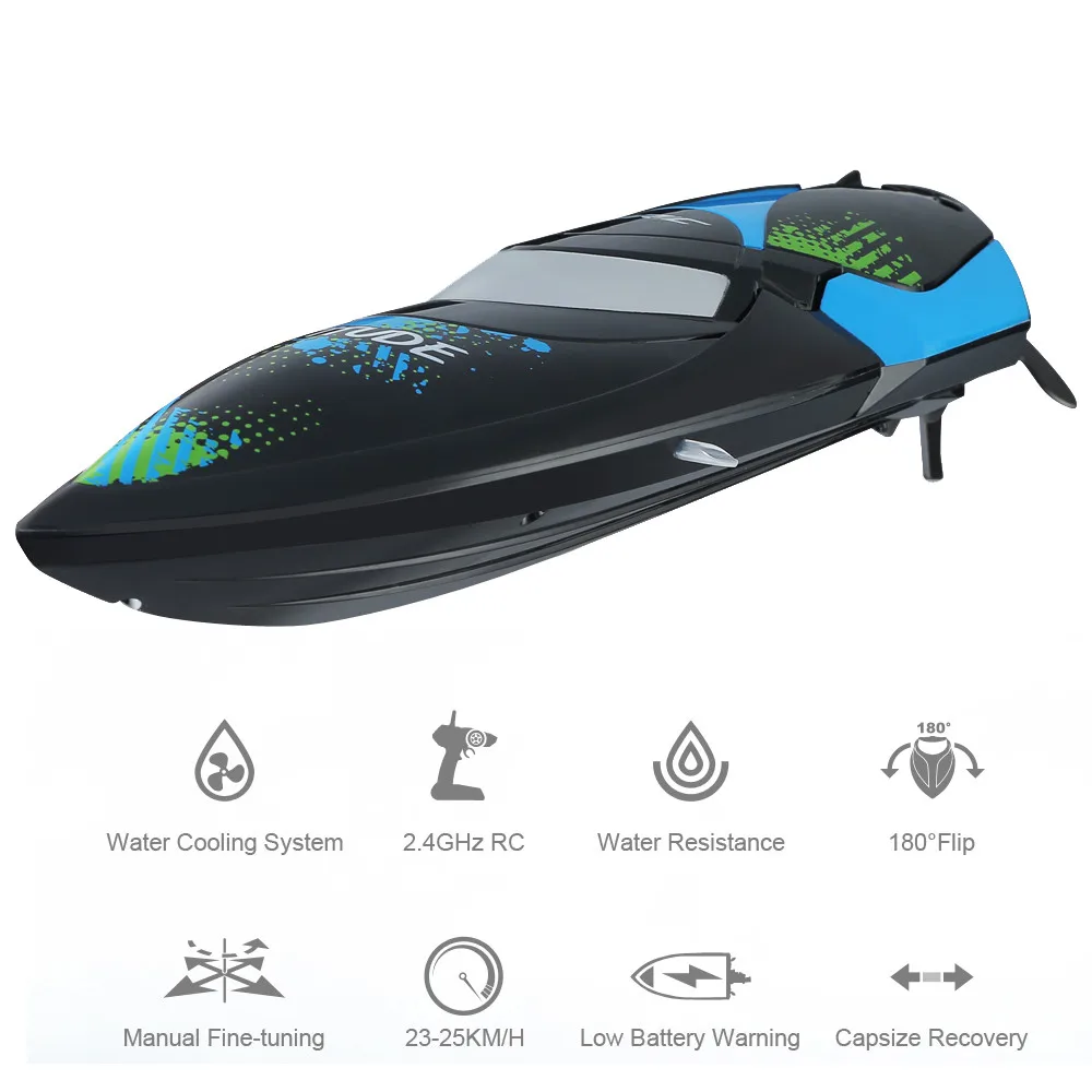 F1 Rowing RC Boat 25KM/h High Speed Racing 150M Remote Control Airship 2.4G Toy May14in Camera