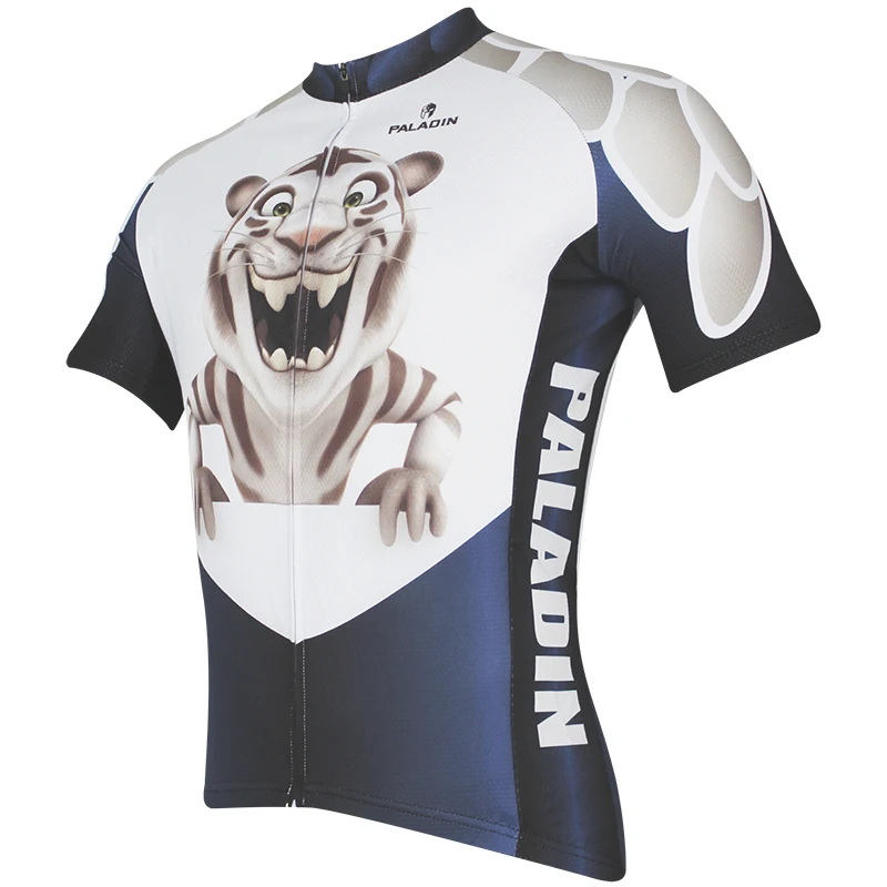 

PALADIN " Cartoon Tiger " Mens Short Sleeve Cycling Jersey Bike Shirt Cycling Clothing
