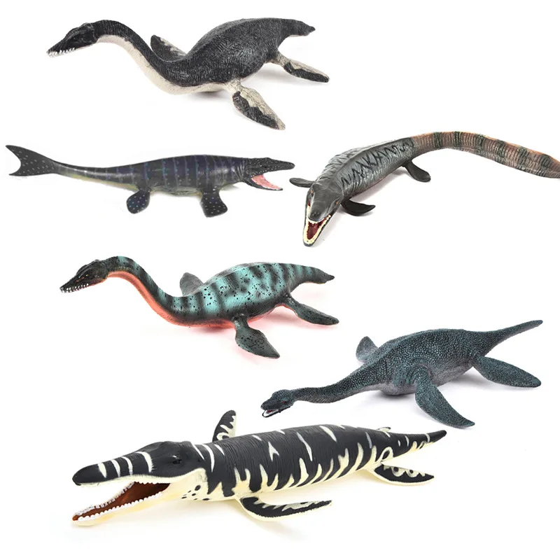 Игрушки динозавры в парке юрского периода Plesiosaur Mosasaur liopleurodon модель для детей