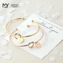 Ярко-розовый Золотой/Серебряный браслет-Шарм, начальный браслет с узлом, Женские Ювелирные изделия, новые модные женские мужские влюбленные браслеты