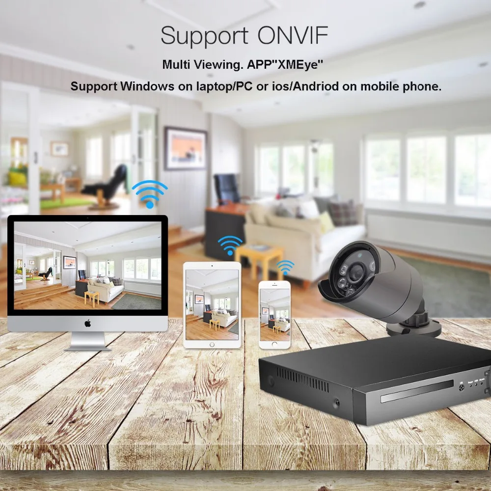 AZISHN H.265 5MP металлическая IP камера 2592*1944 FULL HD ONVIF детектор движения IP66 открытый XMEye