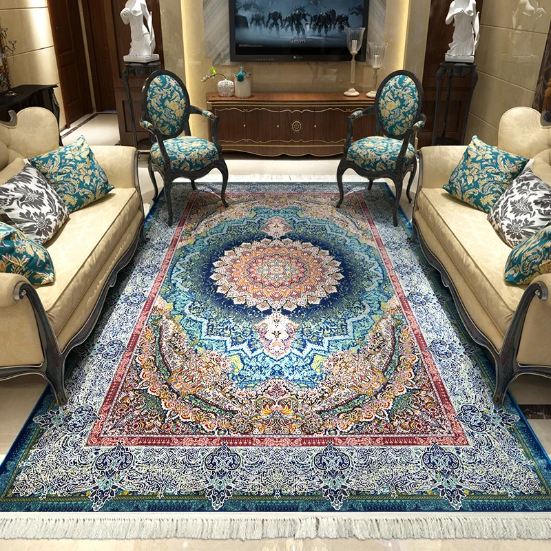 Импортный персидский ковер, домашний ковер для гостиной, спальни, дивана, журнального столика, роскошный Европейский коврик для пола, ковер для Кабинета
