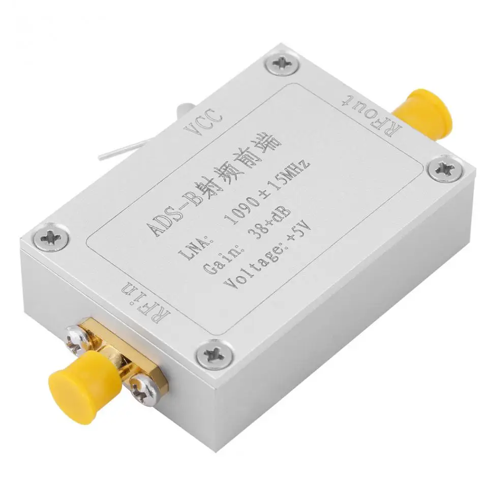 1pcs ADS-B 1090 MHz RF faible bruit Amplificateur 38db