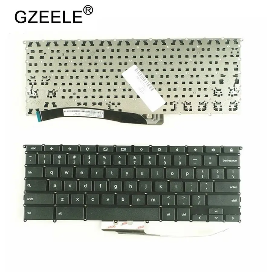 GZEELE новый для хромбук ASUS C100 C100P C100PA черная клавиатура с раскладкой стандарта США