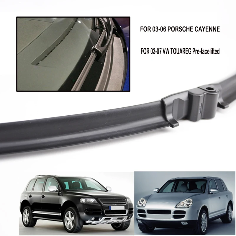 2" 26" для Porsche Cayenne 2003 2004 2005 2006 для VW Touareg щетки стеклоочистителя Bracketless ветровое стекло левый руль