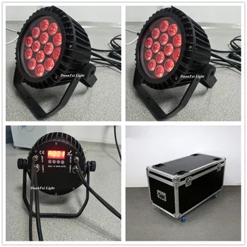 

6 pieces with flight case ip65 par led 14x10w rgbw 4in1 led par dmx512 waterproof par led rgbw