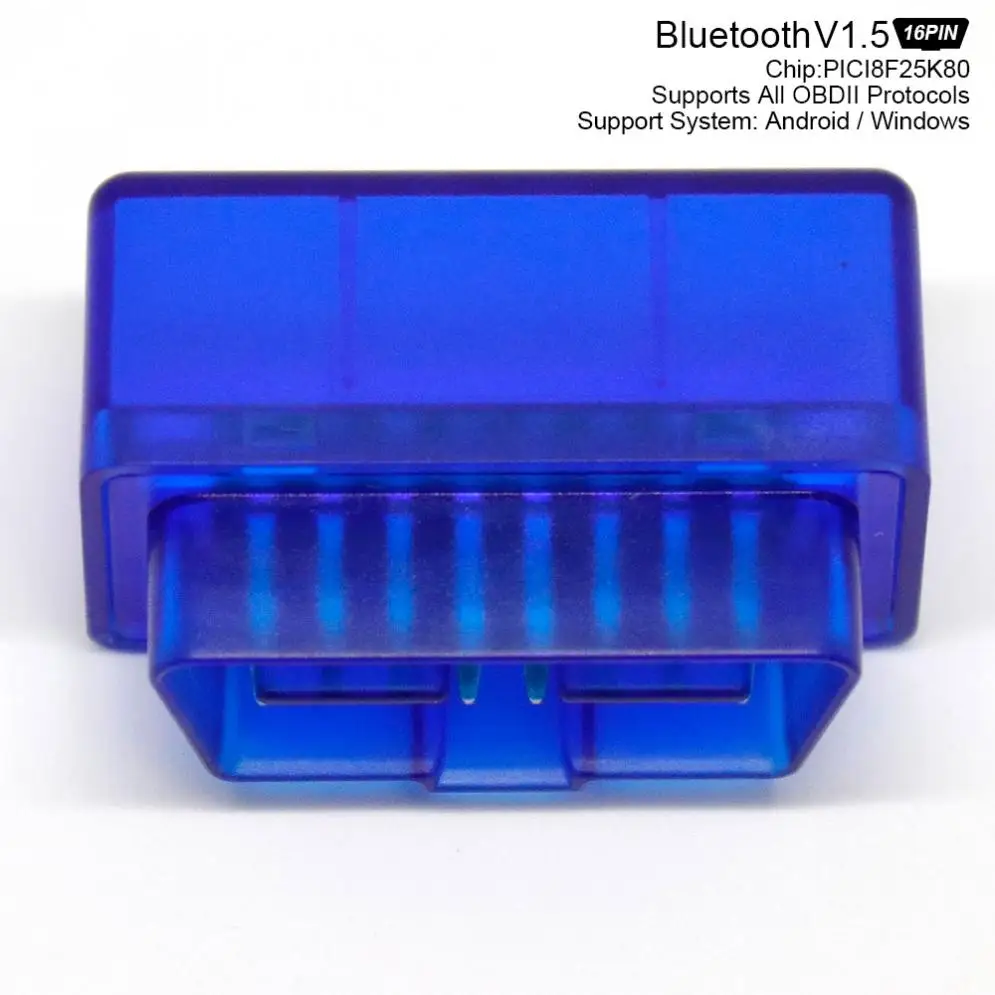 ELM327 V1.5 Bluetooth Автомобильный сканер 9 в-16 в беспроводной автоматический интерфейс