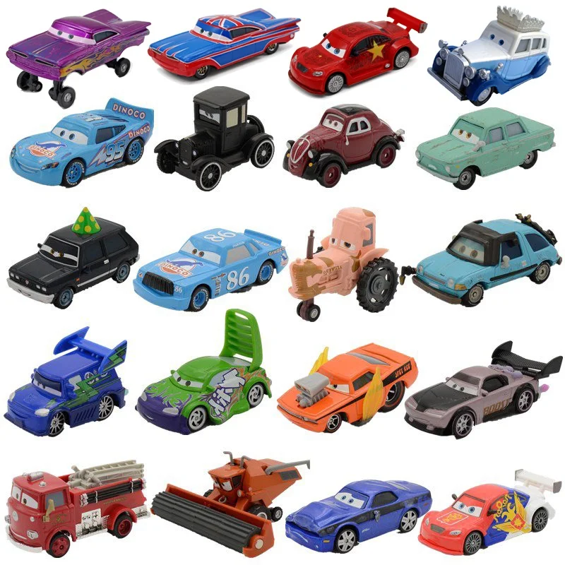 1:55 Disney Pixar Тачки Игрушки Молния Маккуин Джексон Шторм Короли 43 # Литые игрушки из