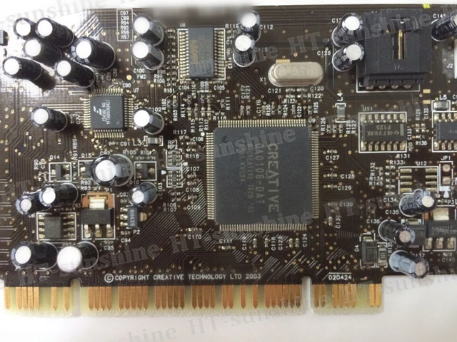 Original Pci7.1 Sound Card Sb0570 Creative Audigy Se 64-Bit.