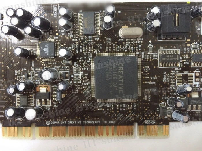 Original Pci7.1 Placa de Som Sb0570 Criativo Audigy se 64-bit Sb0570 Suporte para Win7 Win8 - Imagem 3