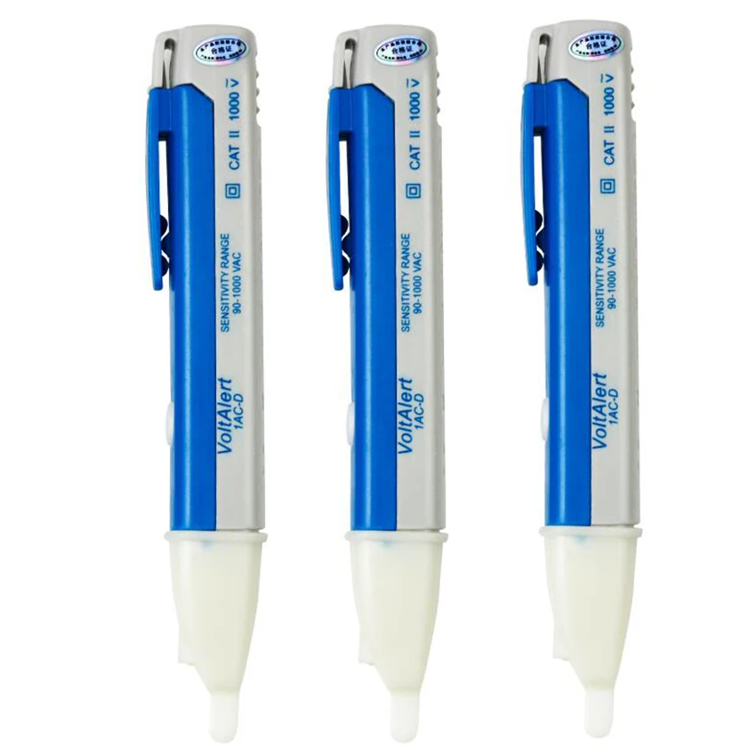 

1PCS Electric indicator 90-1000V Socket Wall AC Power Outlet Voltage Detector Sensor Tester Pen LED light New
