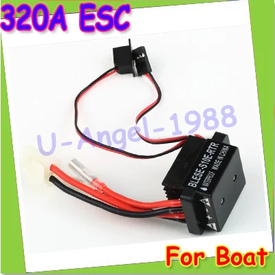 

Free shipping!! 6-12V 320A RC Ship & Boat R/C Hobby Brushed Motor Speed Controller W/2A BEc ESC