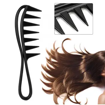 

1pc Hair Comb Hairstyle Wavy Long Curly Hair Care Detangling Wide Teeth Comb Brush Hairdressing Hair Styling Tool
