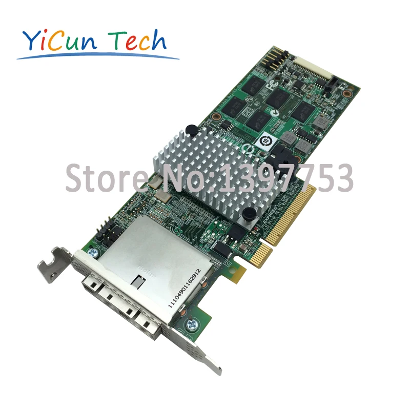 LSI00243 3 ware 9750-8e SAS SGL Восемь Порт Внешнего 6 ГБ/сек. PCI Express SATA + RAID-Контроллер RAID0 1 5