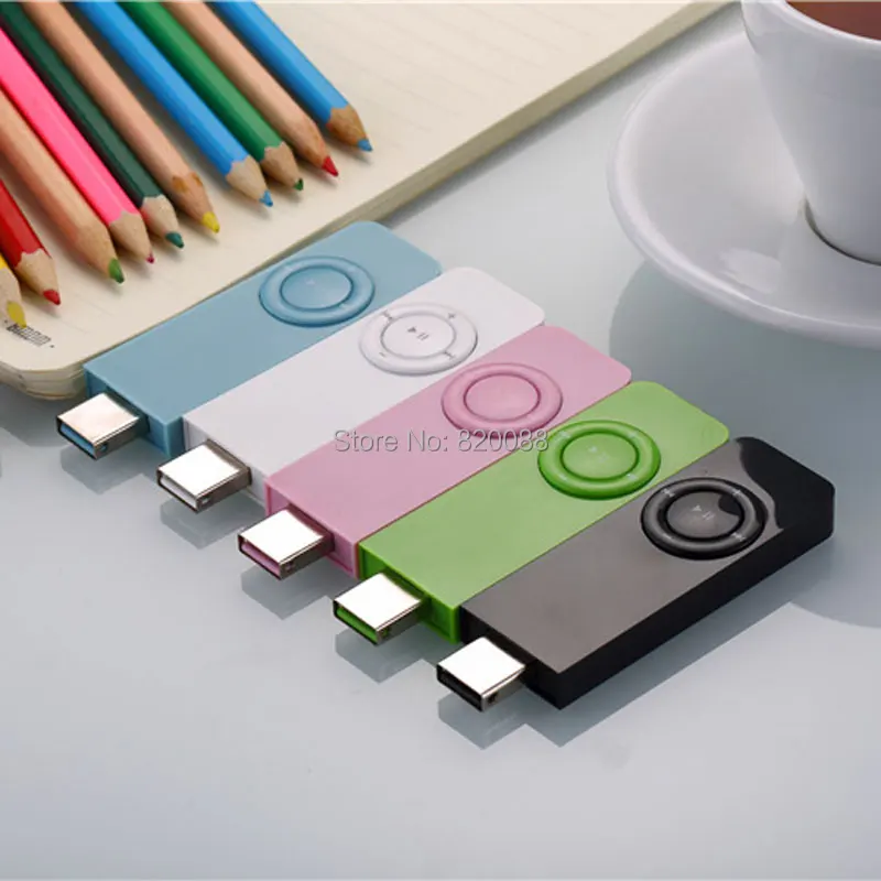 

Fashional U Flash Disk & MP3 Music Player,Necklace Hanging Neck Type Running Sports Mini MP3,Free Shipping