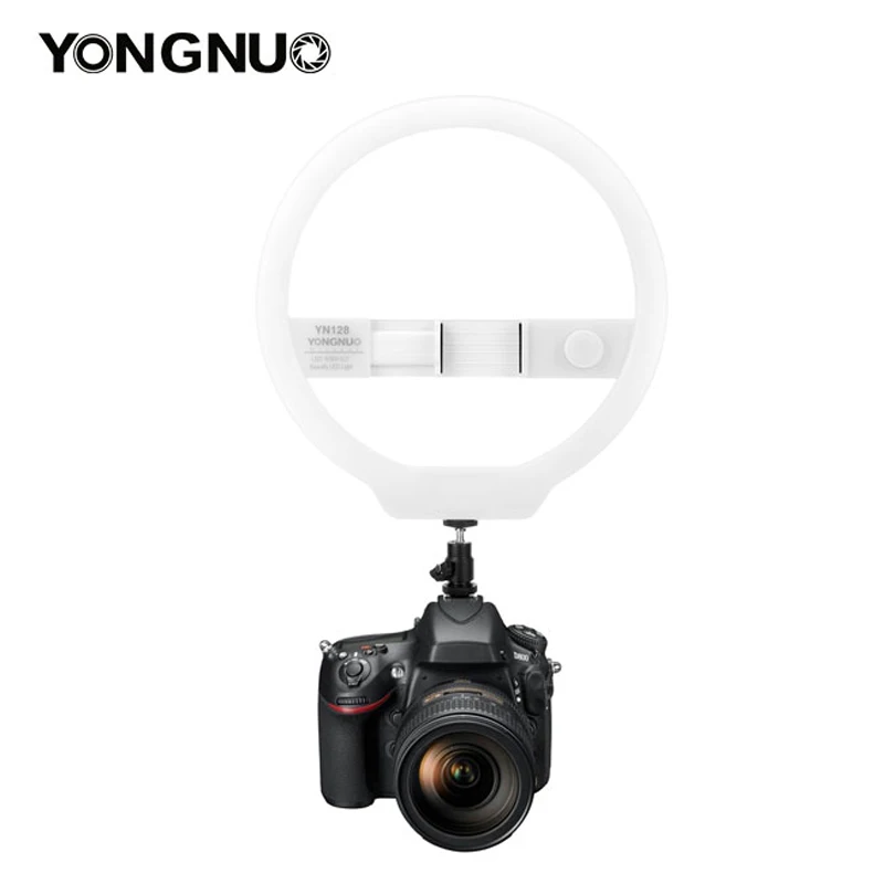 Хит! YONGNUO YN128 светодиодная кольцевая лампа для фотостудии камеры DSLR телефона