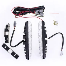 Auto Hohe Leistung Hohe Und abblendlicht Aluminium Near Und Weit LED Tagfahrlicht Mit Objektiv DC12v Xenon Weiß Wasserdicht DRL BJ