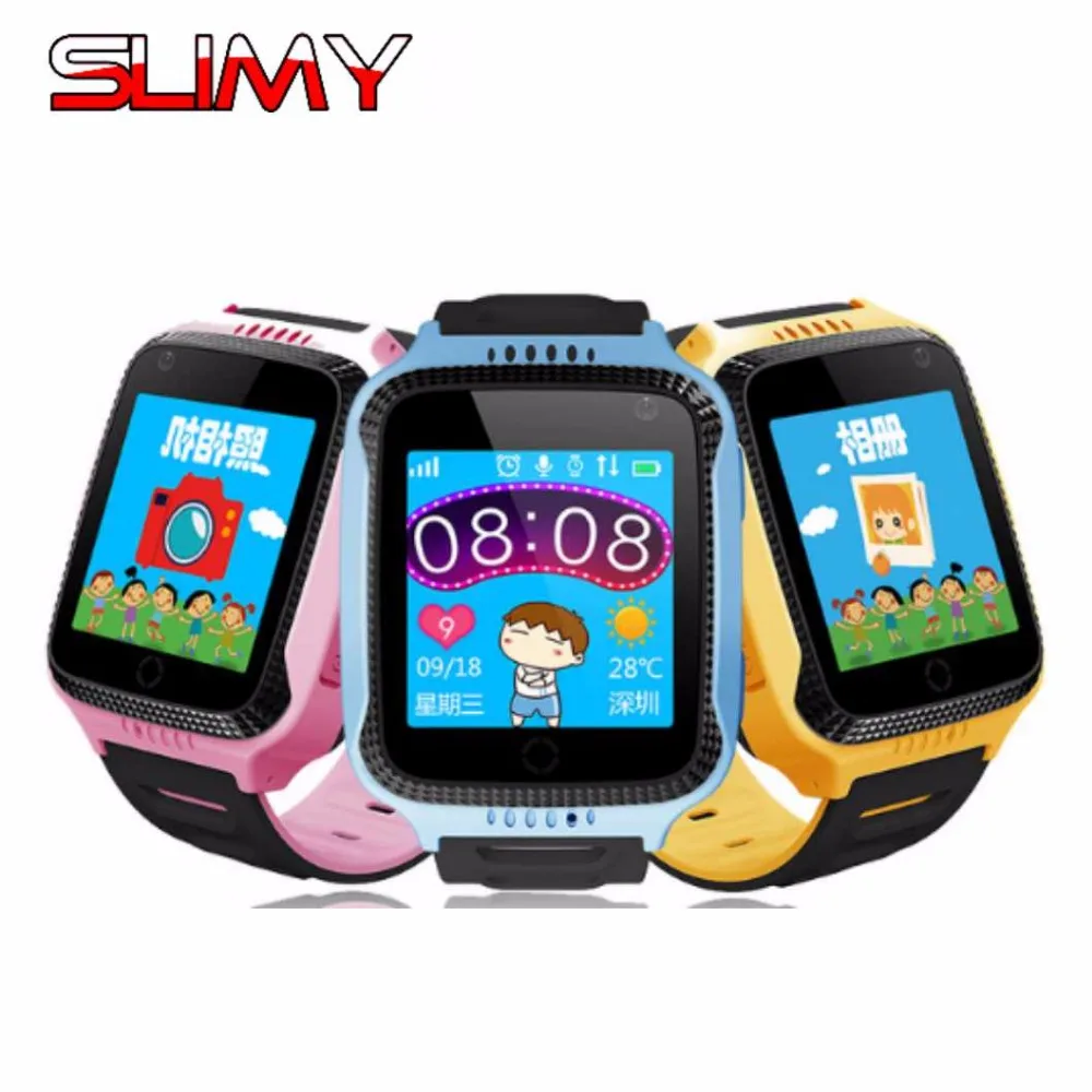 Slimy GPS Smart Watch Baby Watch With Camera for Apple Android Phone Smart Kids Watch Children Gift PK Q90 Q50 Q750 Smartwatcht