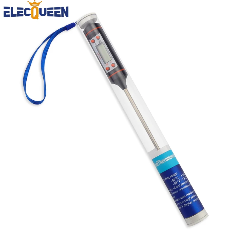 Instant Read Digital Food Thermometer Protable Pen Style Kitchen Probe BBQ Cooking Meat Home Brewing Tools | Дом и сад