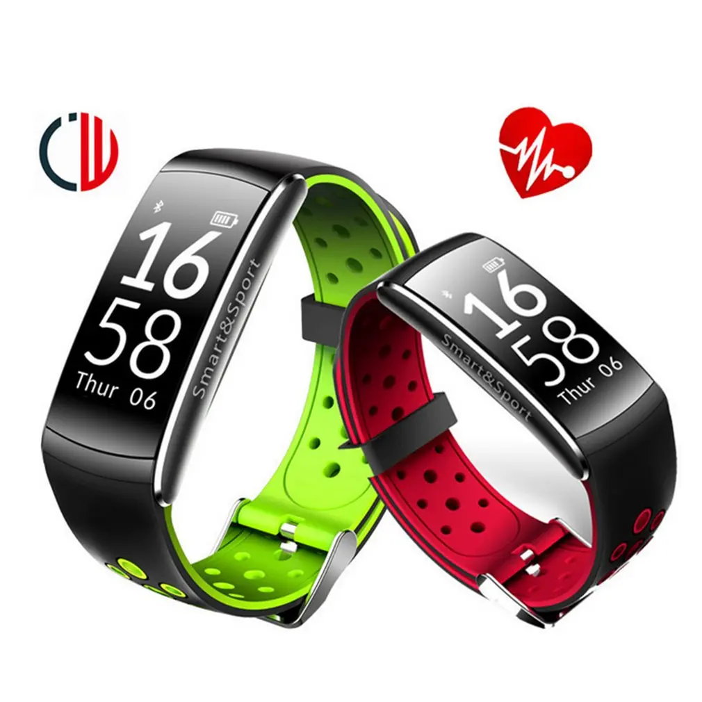 

Q8 Smart Bracelet Heart Rate Monitor Fitness Tracker Monitor Sport Watch 0.96 Inch OLED Color Screen Smartband