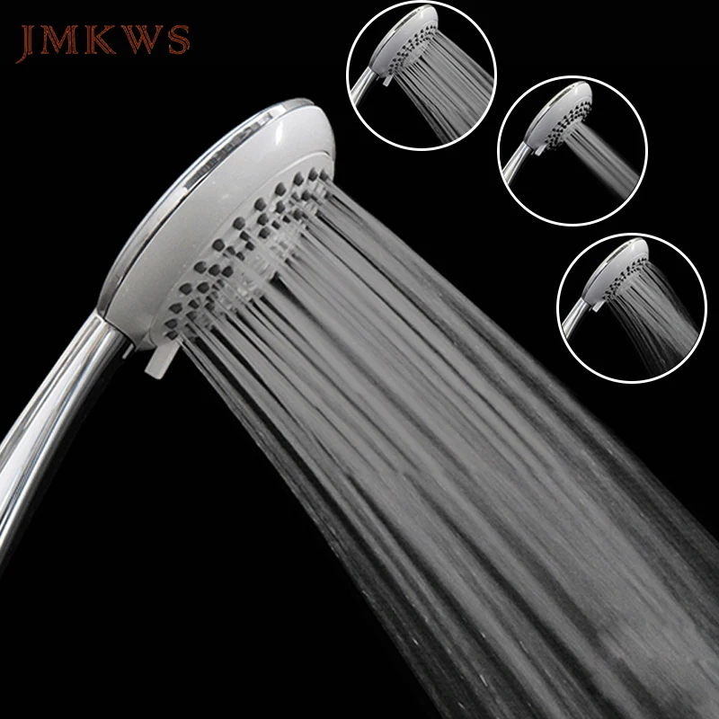 

JMKWS Air Pressure Boost Water Saving 30% Hand Shower Head Rotate Control Function Shower Head Handheld Chrom Surface Finishing