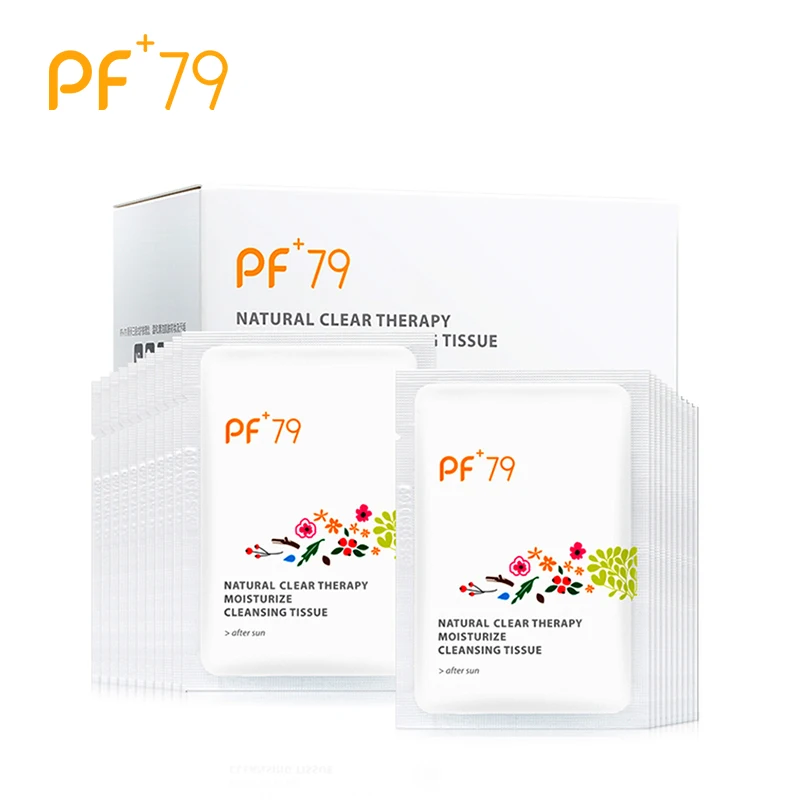 

PF79 Natural Cleansing Tissue Makeup Cleansing Oil Absorbing Face Paper Absorb Blotting Facial Cleanser Face Tool 20pcs/box