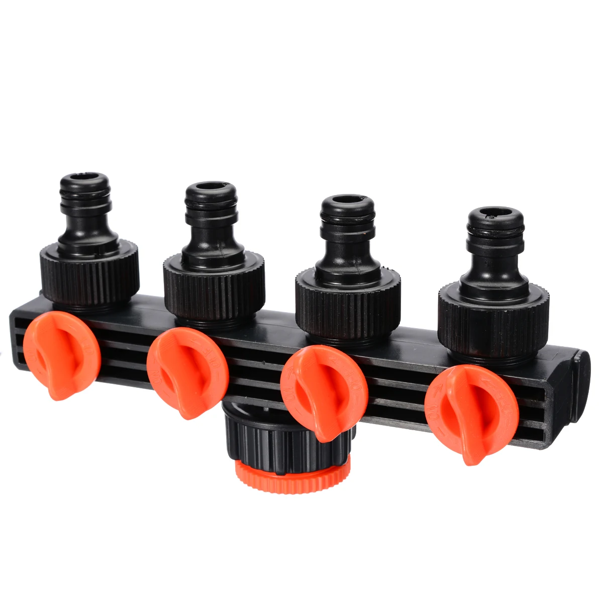 4 Way Garden Water Tap Connectors Hose Pipe Splitter Quick Connectors Adaptor 1/2 inch Hose Watering Irrigation Garden Supplies