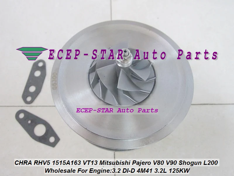 Turbo Cartridge CHRA RHV5 1515A163 VT13 VT-13 For Mitsubishi Pajero V80 V90 Shogun L200 DI-D 4M41 3.2L 125KW Turbocharger