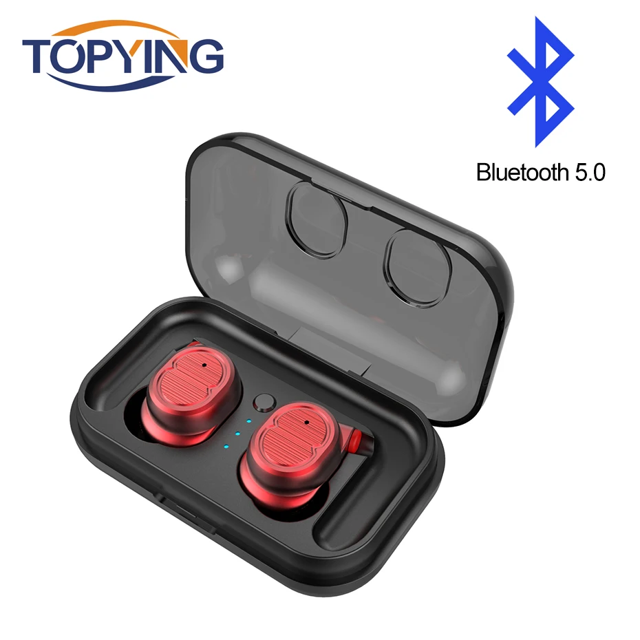 

TWS-8 Wireless Bluetooth Earphone Mini Headset Touch Control Bluetooth V5.0 Stereo In-Ear Earbuds for Iphone 7 IOS Xiaomi Phone