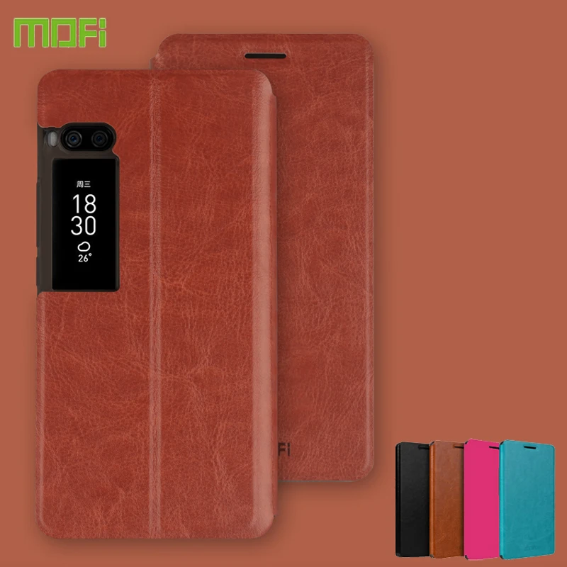 

For Meizu Pro 7 Case MOFI Stand Case Hight Quality Flip Leather Case For Meizu Pro 7 Book Style Cover For Meizu Pro 7