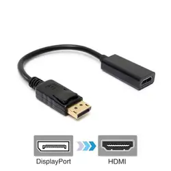 Оригинальный Для HP/DELL ноутбук ПК мужчин и женщин DP к HDMI кабель для монитора порт до 1080 P HDMI конвертер