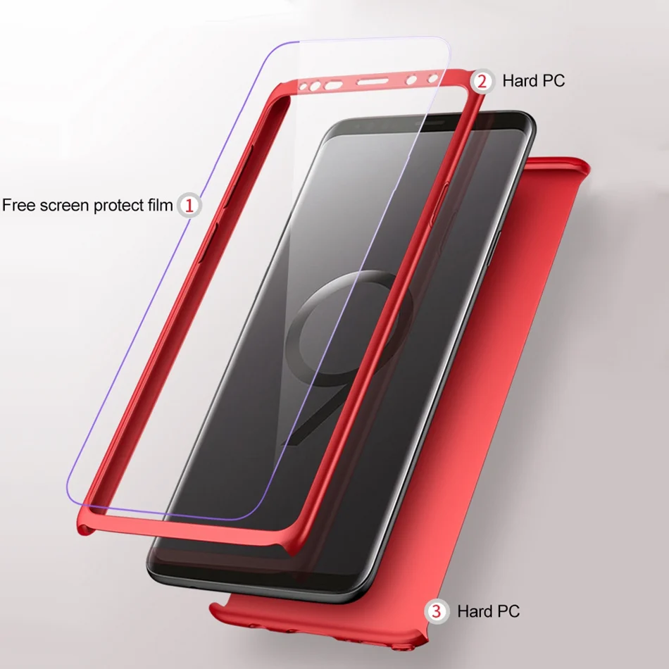 

For Samsung Galaxy A50 A30 A10 M10 M20 Case Fashion 360 Full Protect Ultra Slim Cover For Samsung A50 A30 A10 Hard PC Coque