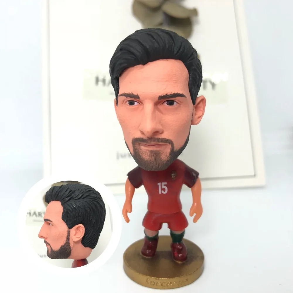 Soccerwe фигурка футболиста Andre Portugal #15 подвижные суставы Смола Модель игрушки куклы