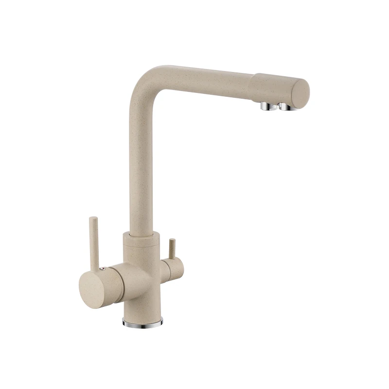  FLG Filter Kitchen Faucets Deck Mounted Mixer Tap 360 Rotation with Water Purification Features Mix - 32921105349