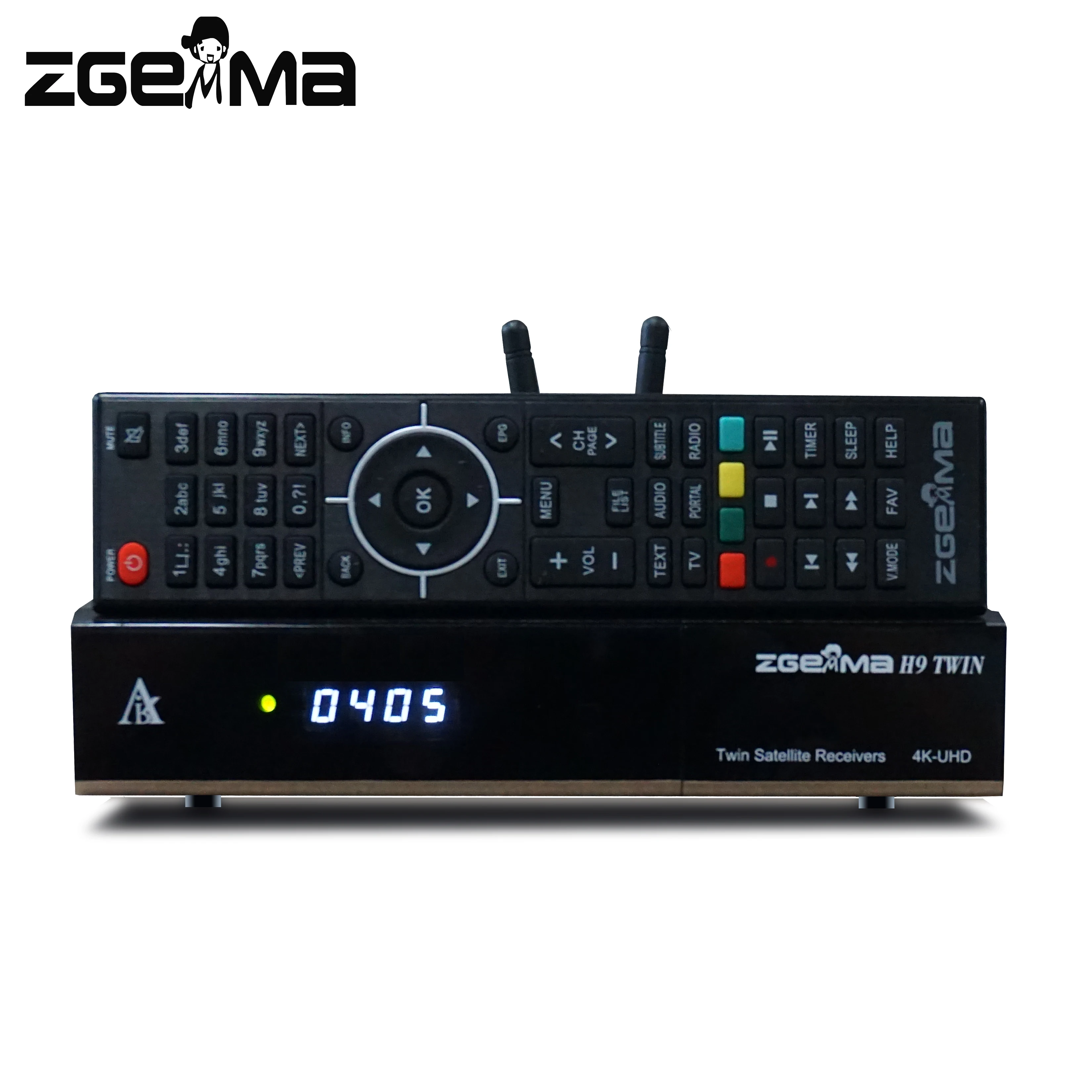 2 шт./лот ZGEMMA H9 Twin с * CI + DVB S2X тюнер Dual WIFI 4K UHD спутниковый ТВ приемник SSD