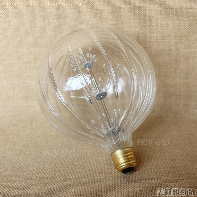 Светодиодный светильник в виде тыквы, 2 Вт, лампочка эдисона, винтажный светильник, лампада Эдисона, лампа в стиле ретро, E27, декоративные ампулы