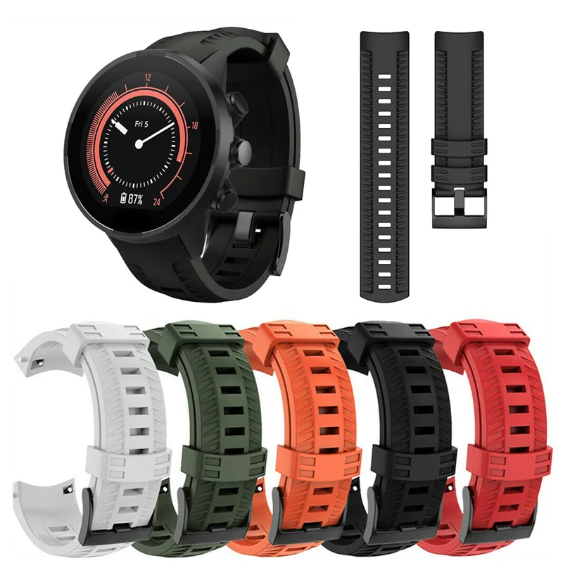 Умные часы спортивные силиконовые сменные браслеты ремешок для SUUNTO 9 новое