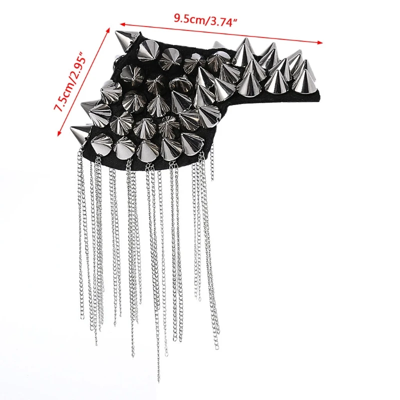 6 стилей ромбовидной моды кисточкой цепи плеча доска значки Стразы эполеты