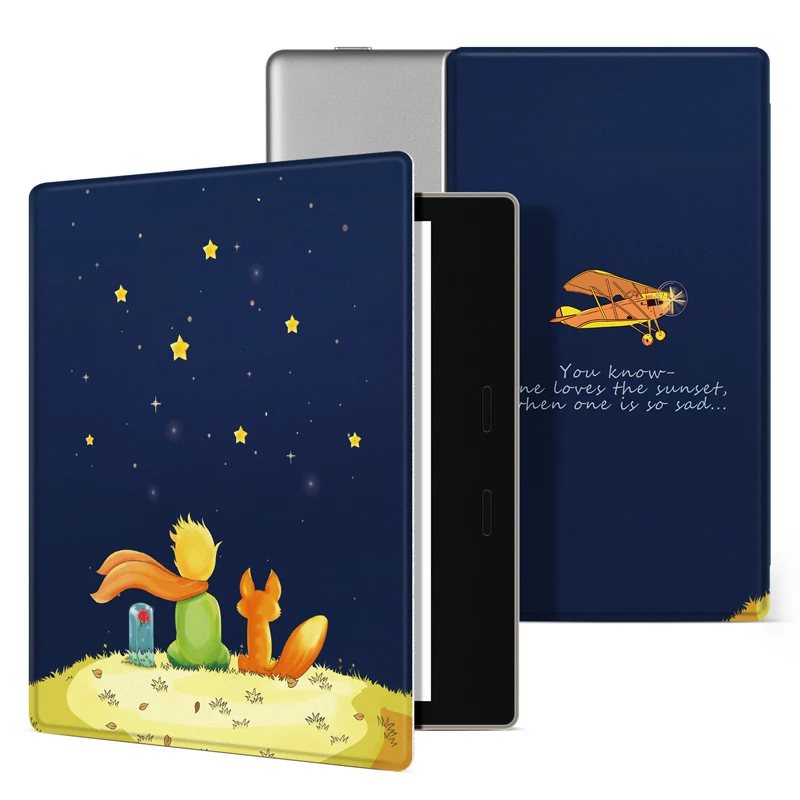 Ультра-тонкий магнитный чехол для " Kindle Oasis 2(выпуск 9th Gen) электронная книга для Kindle Oasis Автоматический Режим сна/пробуждения - Color: Child and fox