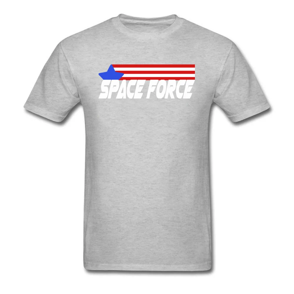 Space Force Crewneck T Shirt Fall T Shirt Short Sleeve 2018 Discount Pure Cotton Printed Tee-Shirts 3D Printed Men Space Force grey
